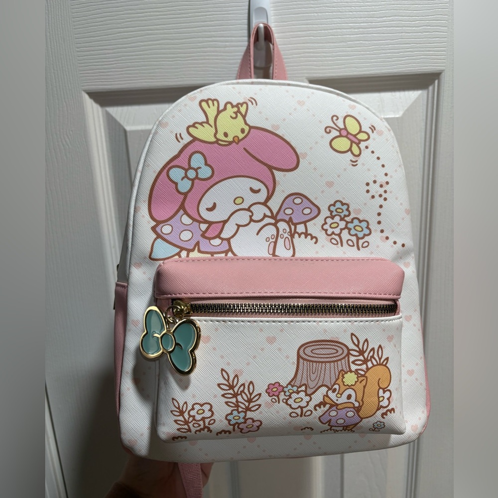 My Melody Pink and White Backpack